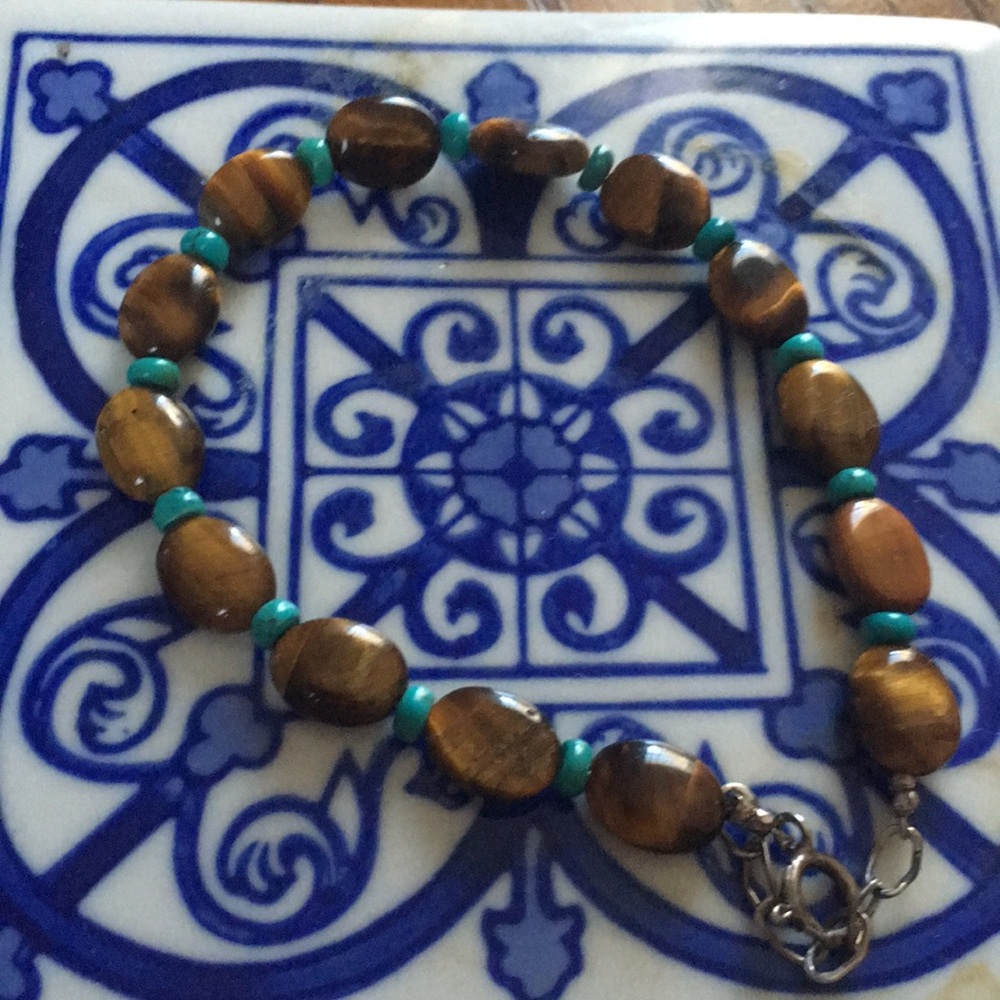 Tiger Eye Turquoise Bracelet